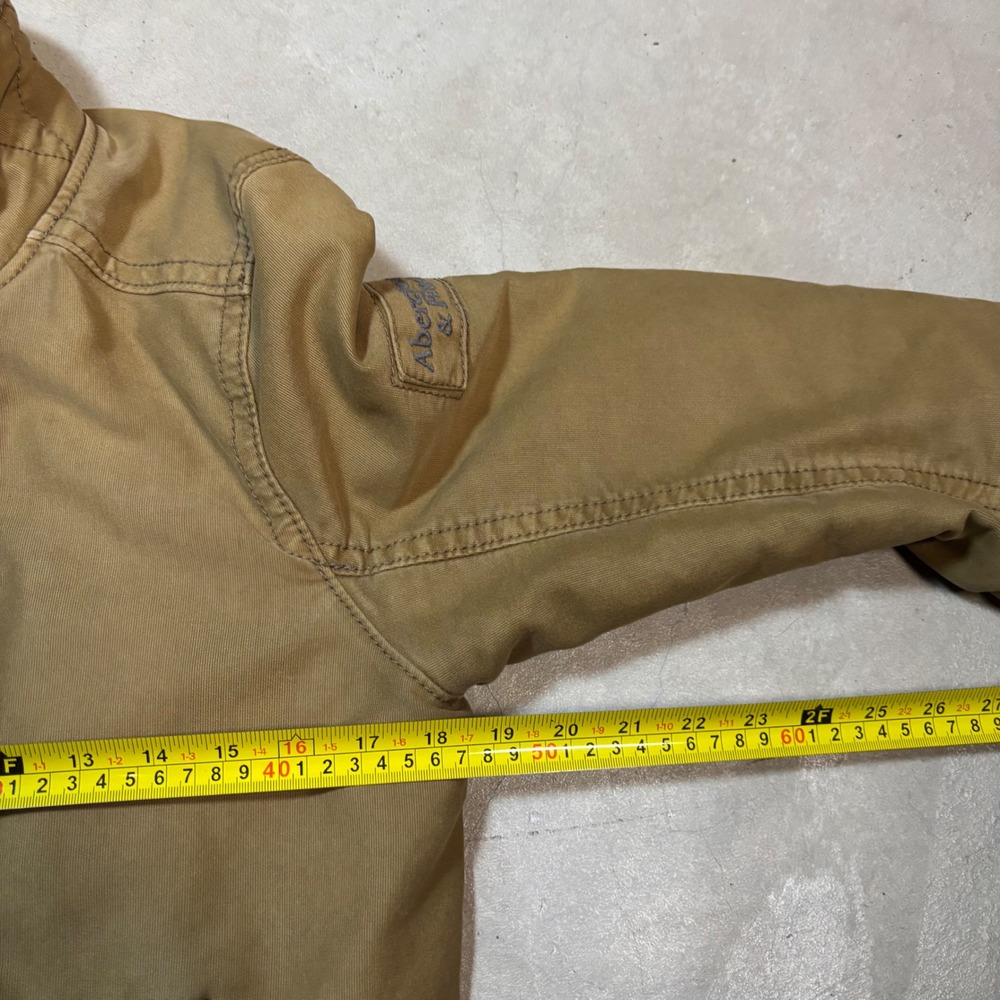 Abercrombie & Fitch Adirondack Jacket Tan Mens Size Small - Picture 7 of 8